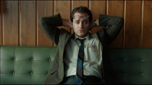 Serious Man on Couch