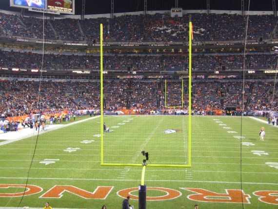 Picture of a football field goal