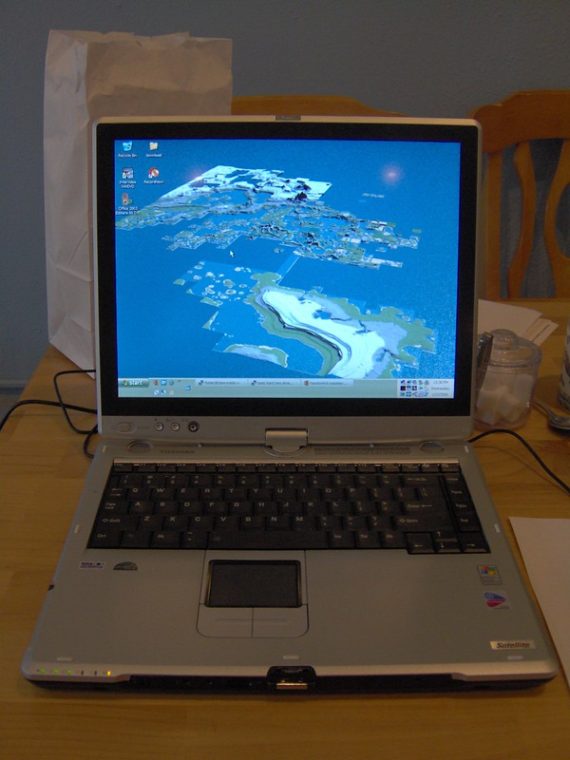 Picture of laptop.