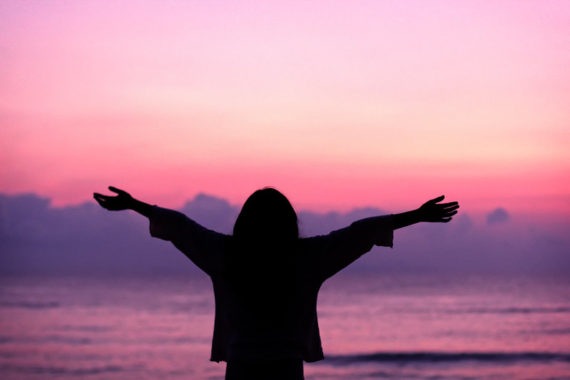 Picture of a thankful person