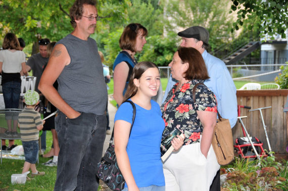 Picture of neighborhood block party