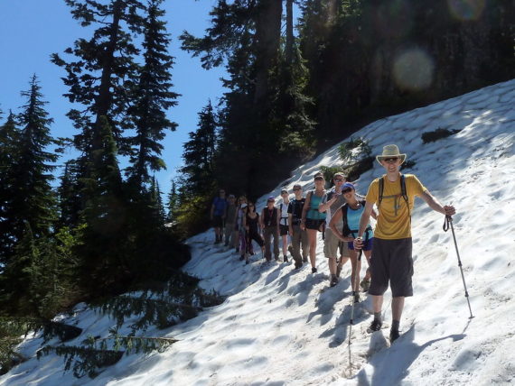 Picture of people hiking