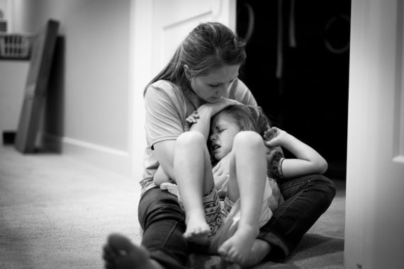 Picture of a single mother with her child.